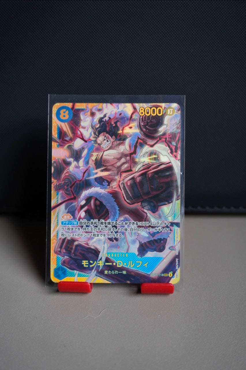 One Piece Monkey D. Luffy OP11-118 Holofoil Trading Card