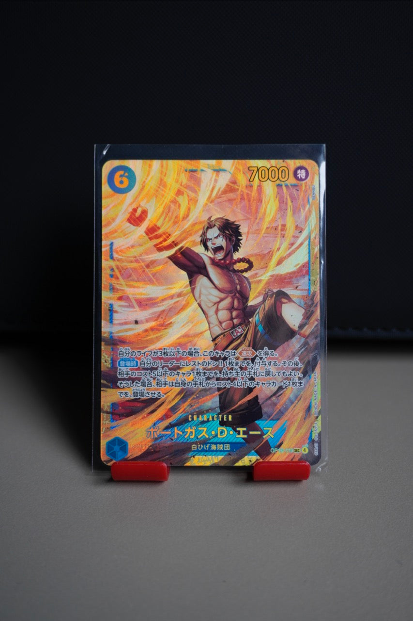 One Piece Portgas D. Ace OP13-119 Holofoil Trading Card